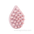 Silicone hair brush scalp massager shampoo brush